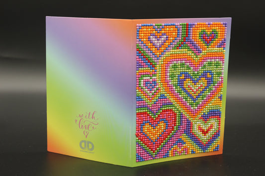 Card is Adorned with Rhinestone Crystals and Will Thrill People during Valentines Day