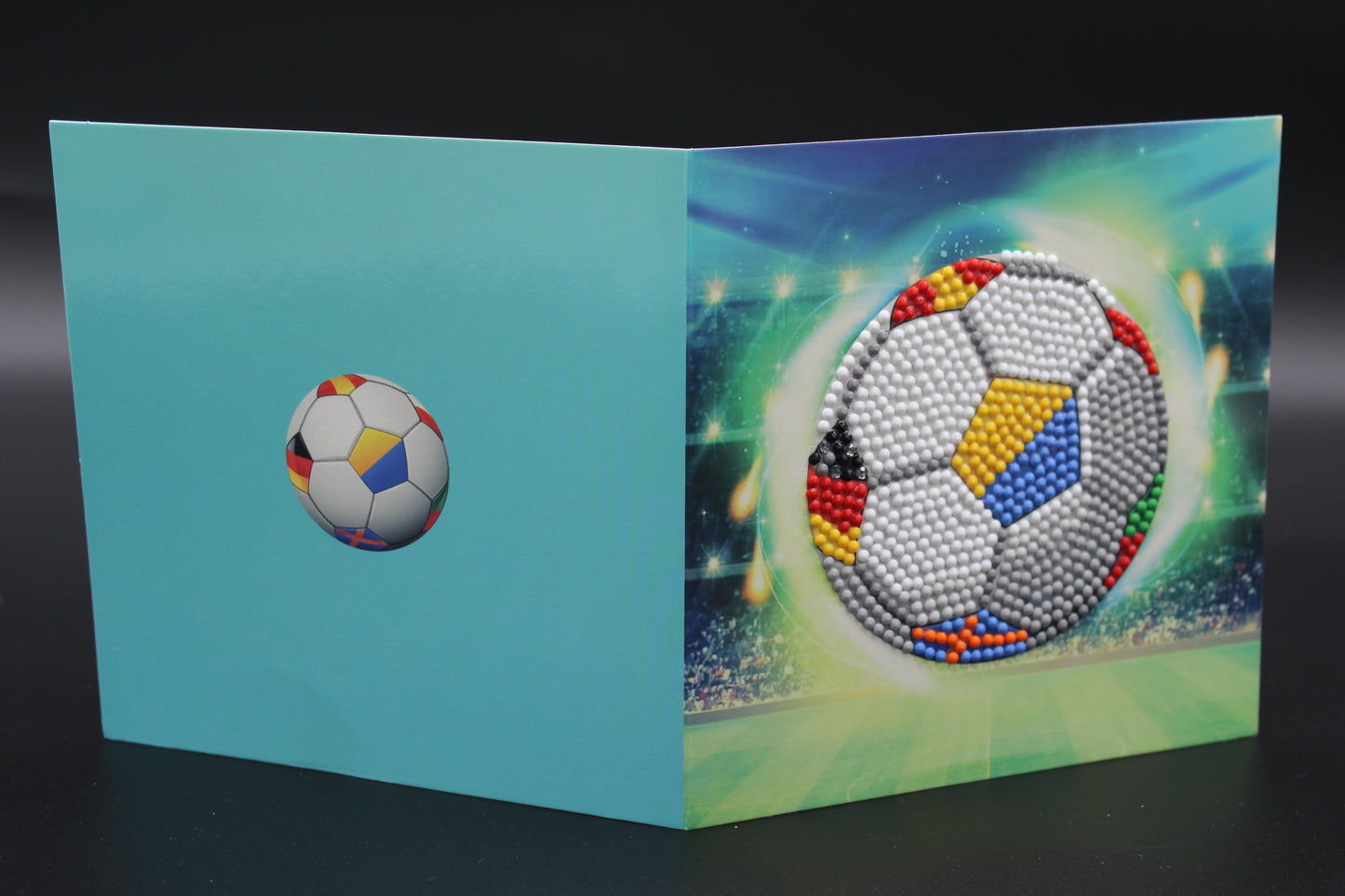 Soccer ball with Gorgeous Rhinestone Crystals. Great for Players, Soccer Enthusiasts, Birthday and Christmas