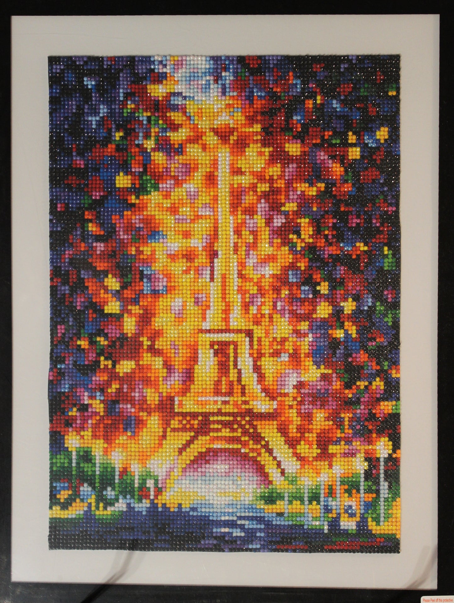Such a Breathtaking Colorful View of the Eiffel Tower in London, England. Just GORGEOUS.