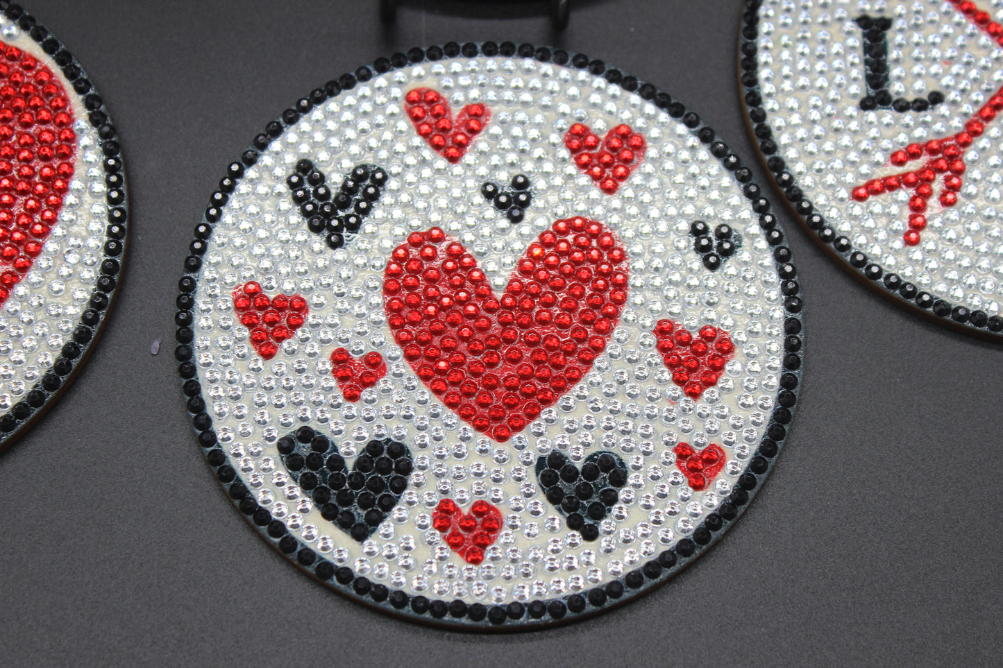 Great I Love You (8pcs) Coaster set with Metal Stand