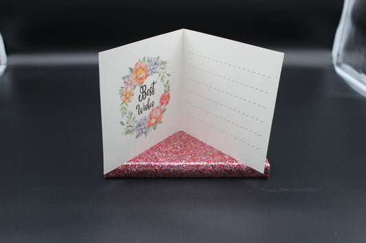 Diamond Art Card with Little Colorful Happy Sibling Birds