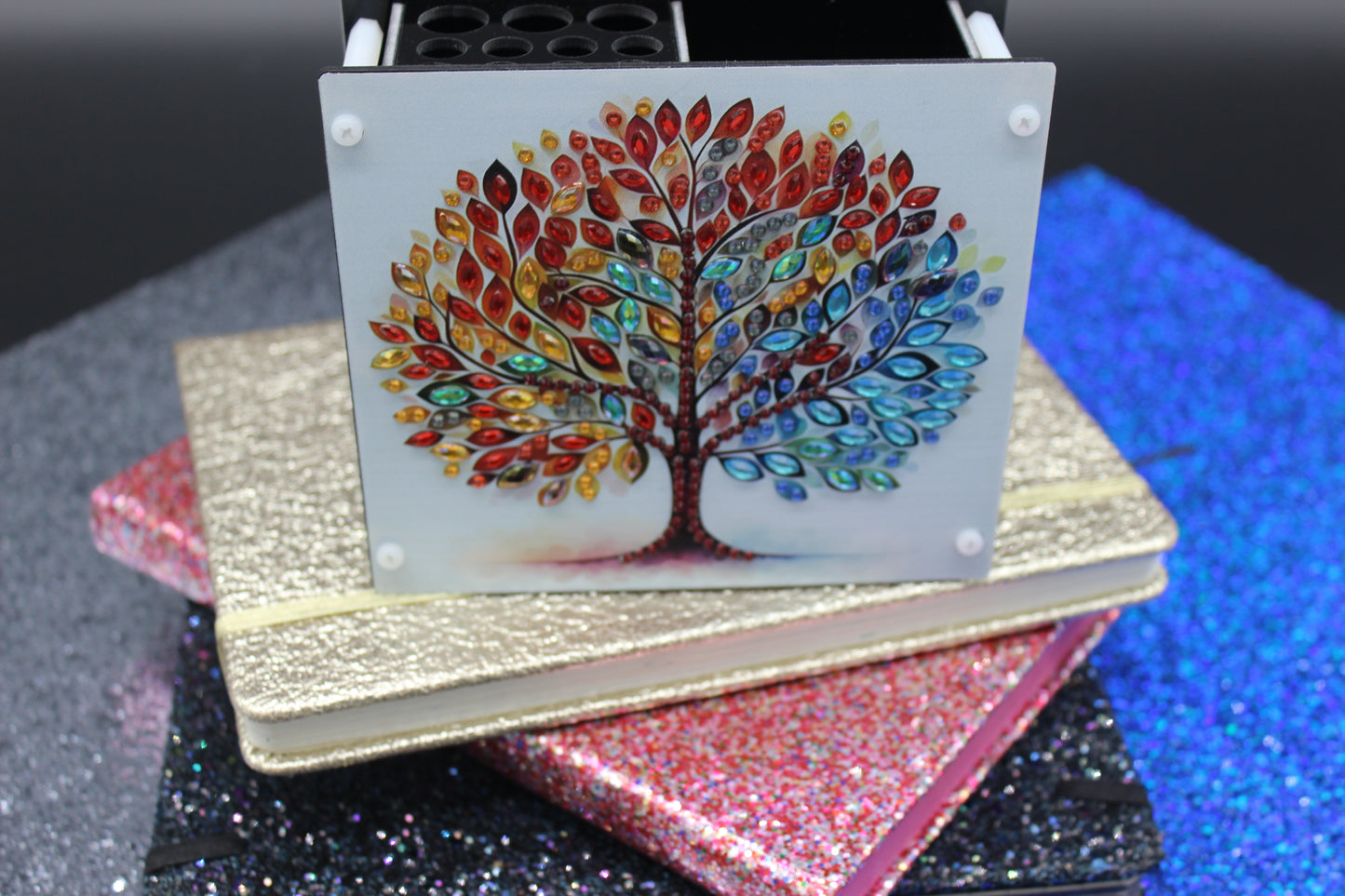 Diamond Art Tree of Life Double Sided Pencil Holder