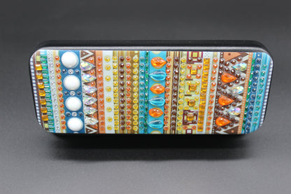 Flashy Diamond Art SantaFe Style Eye Glass Case