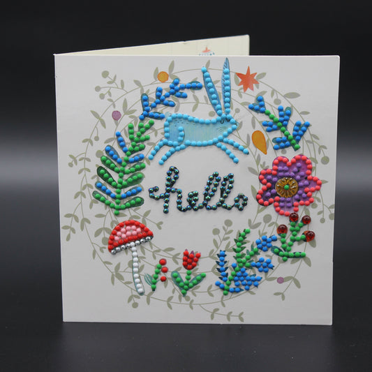 Pretty Flowers Adorned in Crystal Rhinestones.  Perfect for Saying a Simple HELLO.