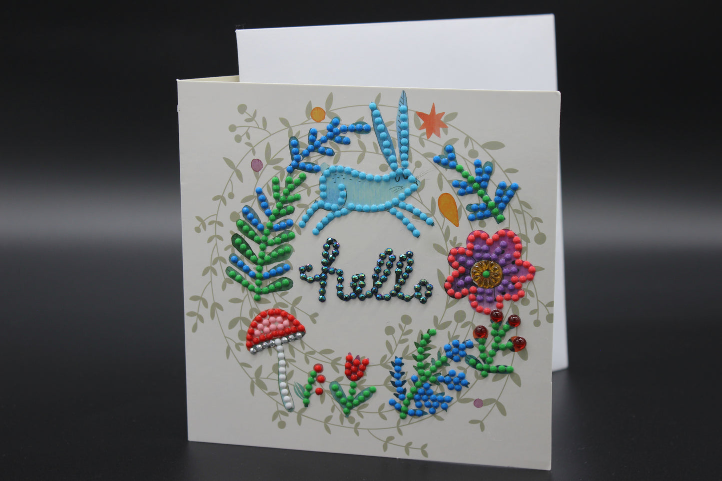 Pretty Flowers Adorned in Crystal Rhinestones.  Perfect for Saying a Simple HELLO.