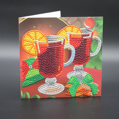 Tea, Coffee or Me?  This Card is a Stunner. Very Romantic with Red Crystals.  Best for Your Person, Best Buddy or to Simply Say TY