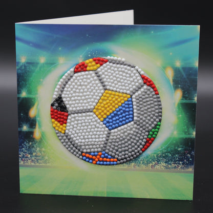 Soccer ball  with Gorgeous Rhinestone Crystals.  Great for Players, Soccer Enthusiasts, Birthday and Christmas