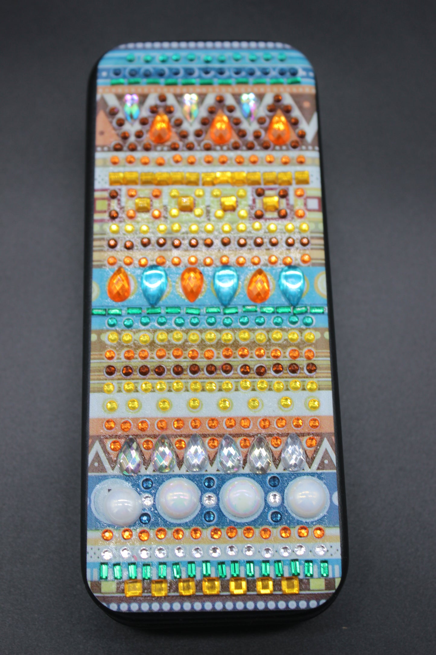 Flashy Diamond Art SantaFe Style Eye Glass Case