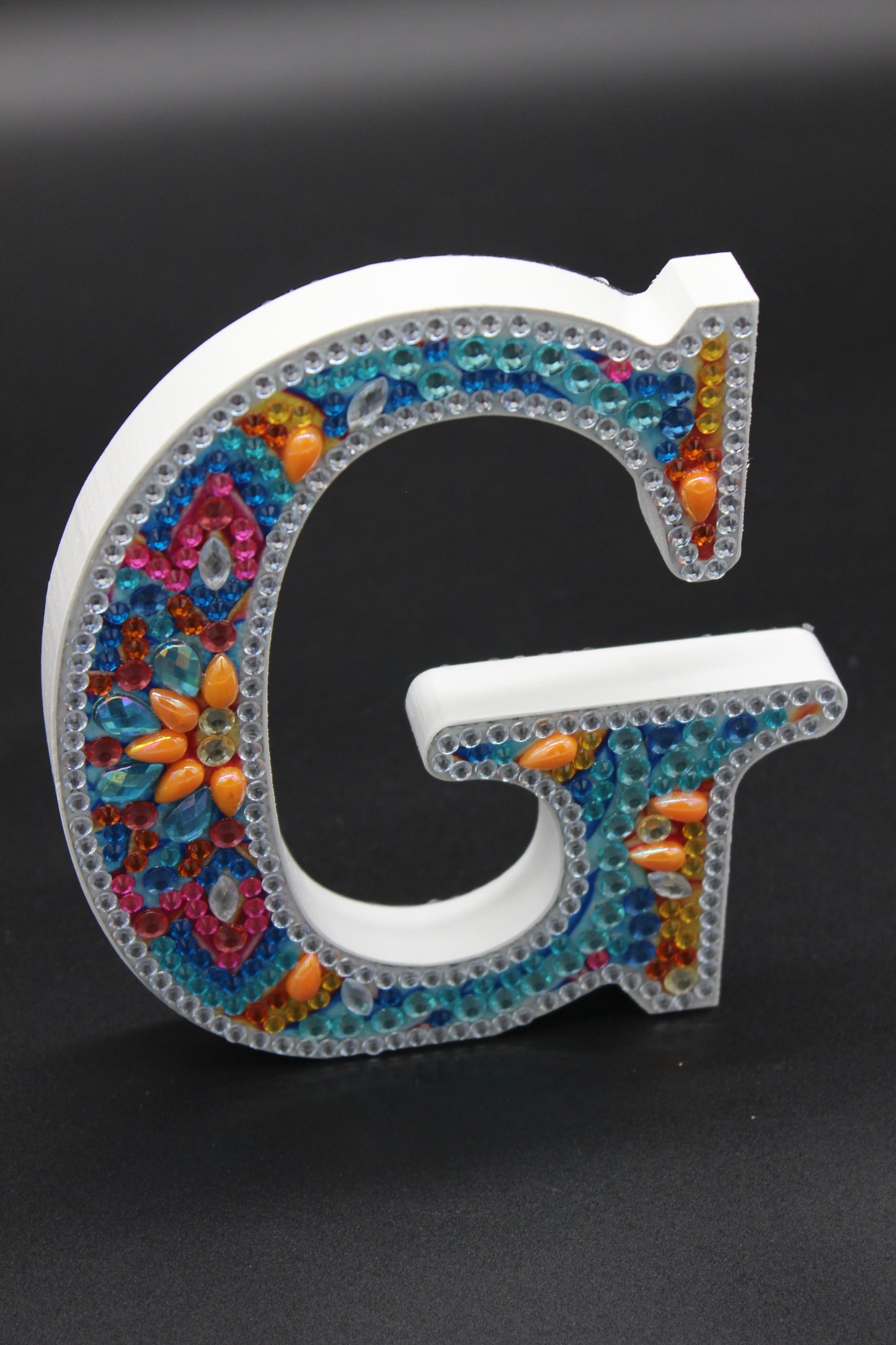 Wooden Craft Gem Diamond Art Letter G