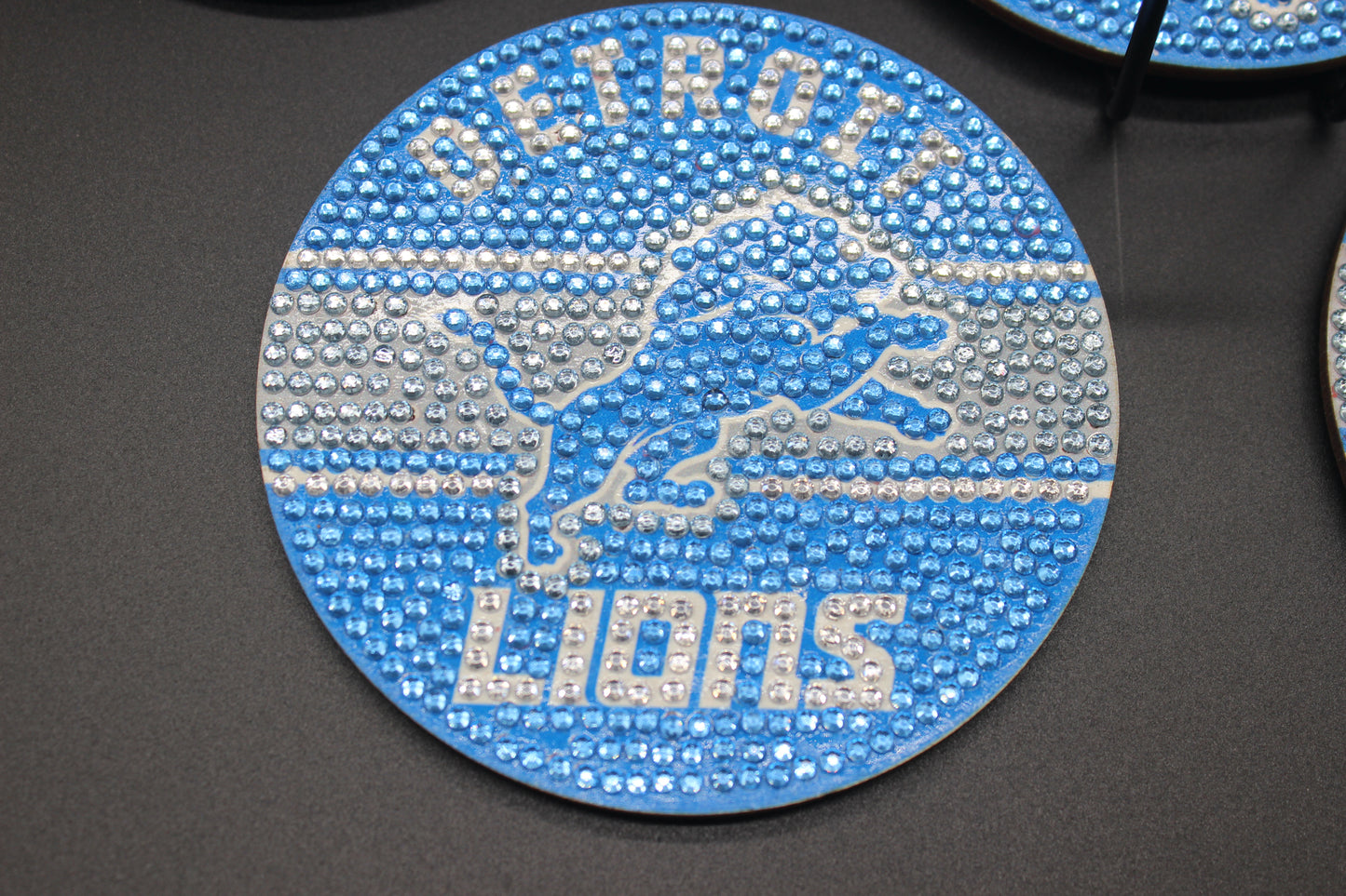 NFL NFC Detroit Lions (8 pcs.) Coaster set with Metal Stand