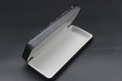 Flashy Diamond Art Multi Colored Flowers Eye Glass Case