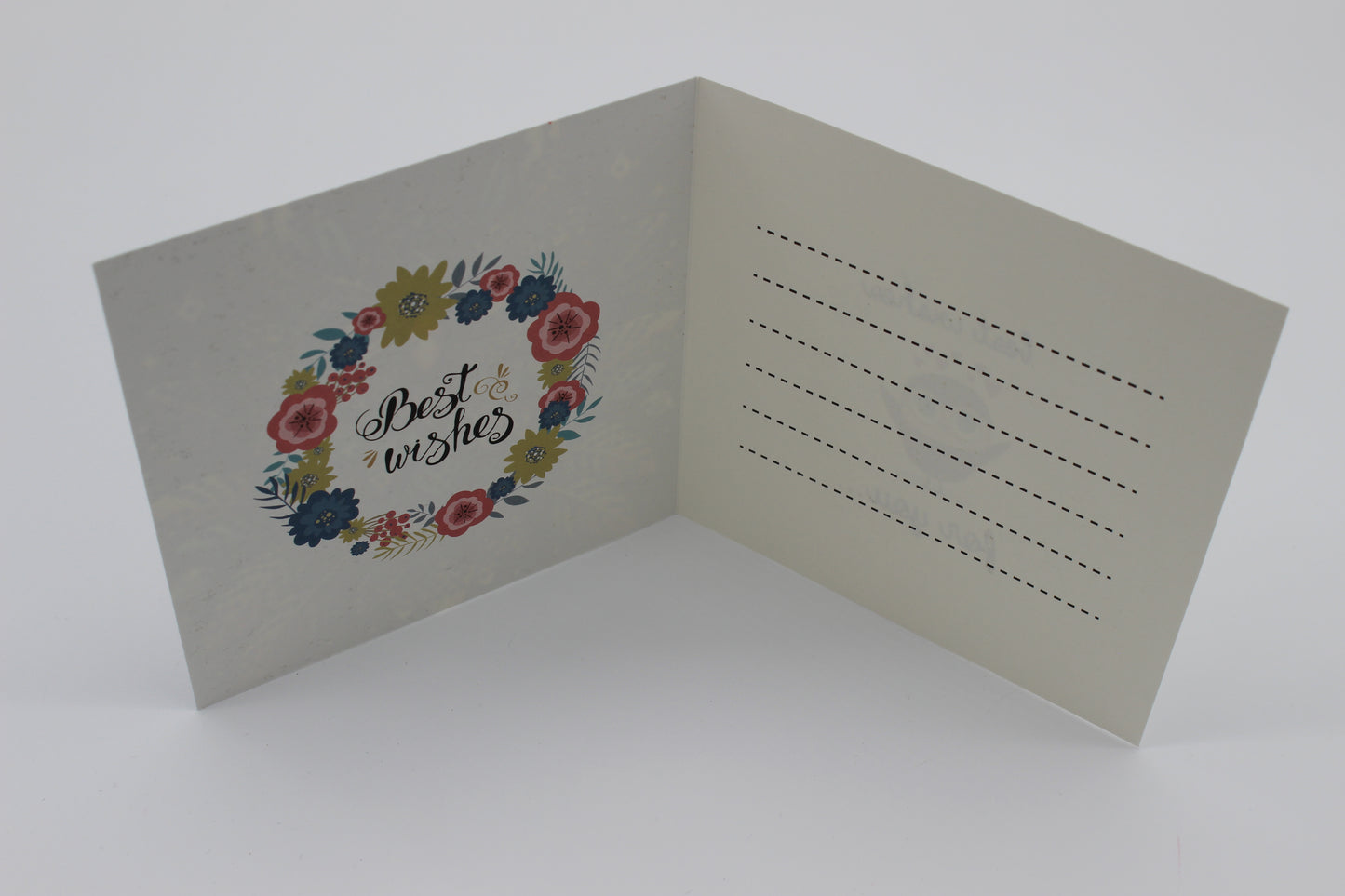 Stunning Multi Colored Owl Black and Silver Best Wishes Greeting Card