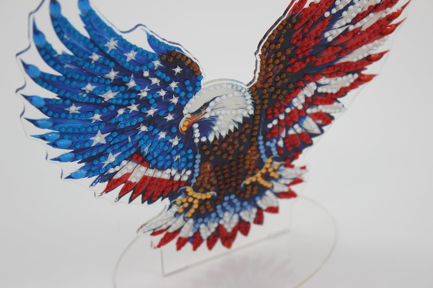 Dazzling Tabletop 5D Diamond Art United States Bald Eagle