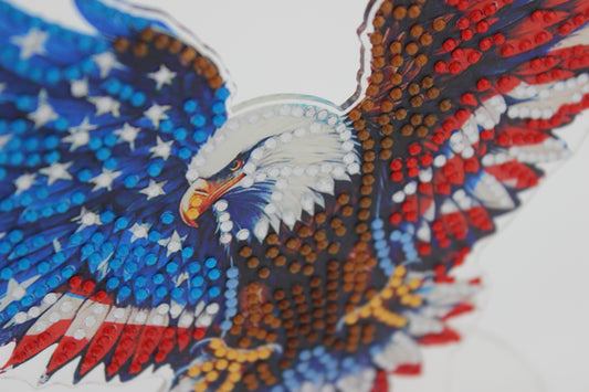 Dazzling Tabletop 5D Diamond Art United States Bald Eagle