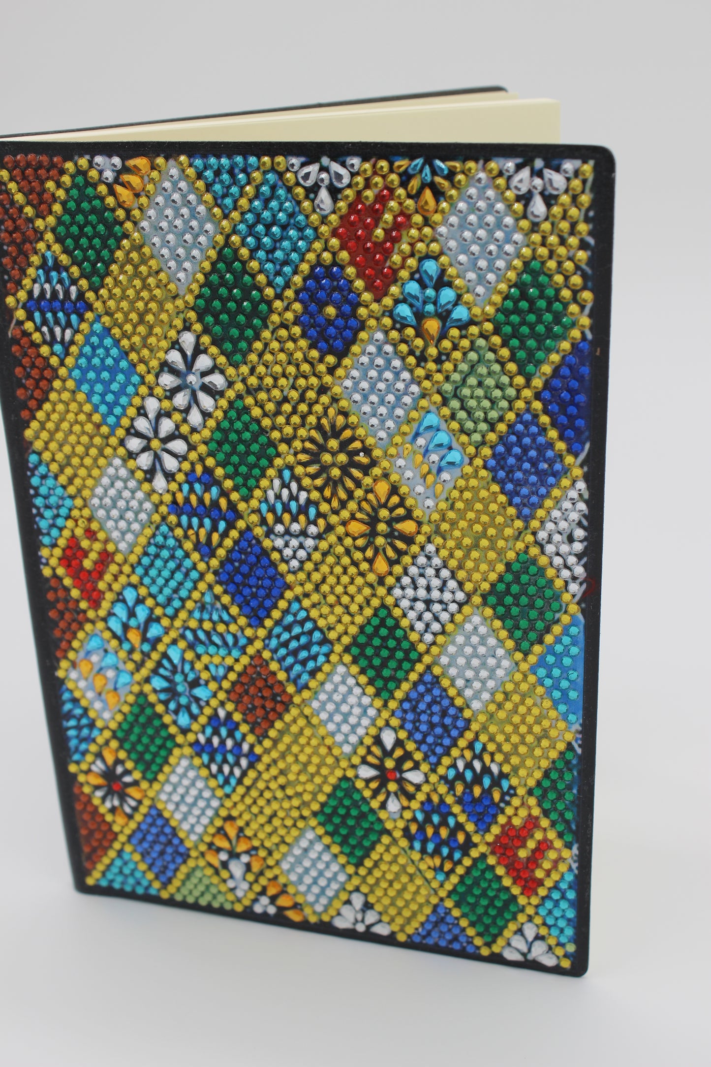 Diamond Art Journal with Multi Colored Squares