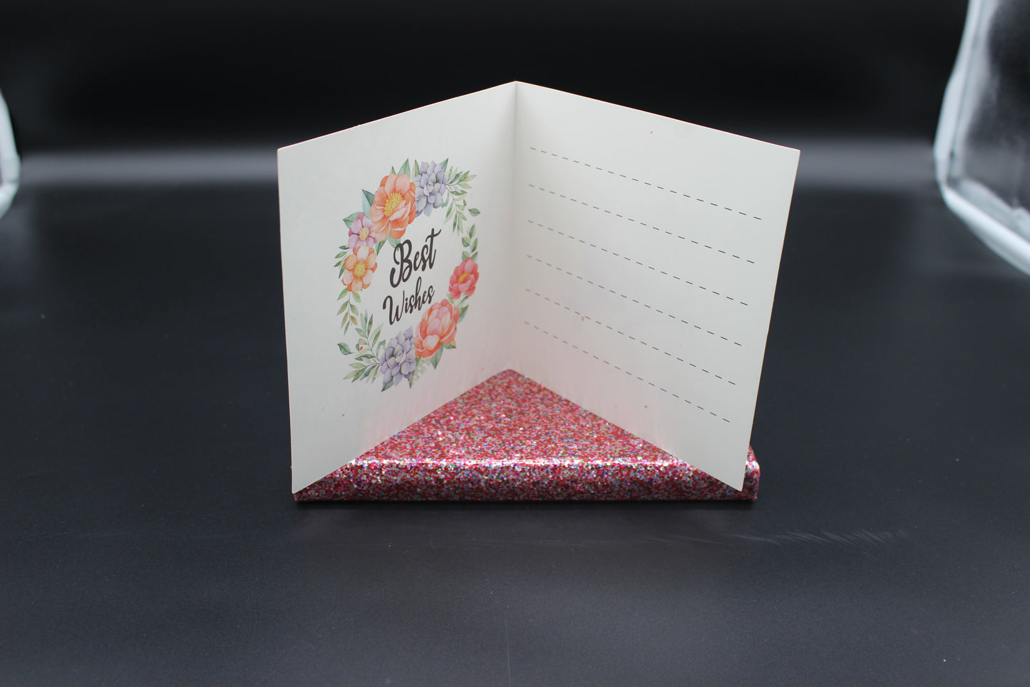 Diamond Art Card with Little Colorful Happy Sibling Birds