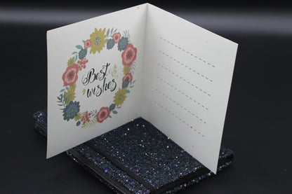 Diamond Art Card with Majestic Purple Butterfly