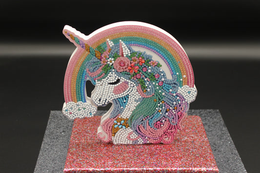 Diamond Art Multi Colored Pony Tabletop Pendant