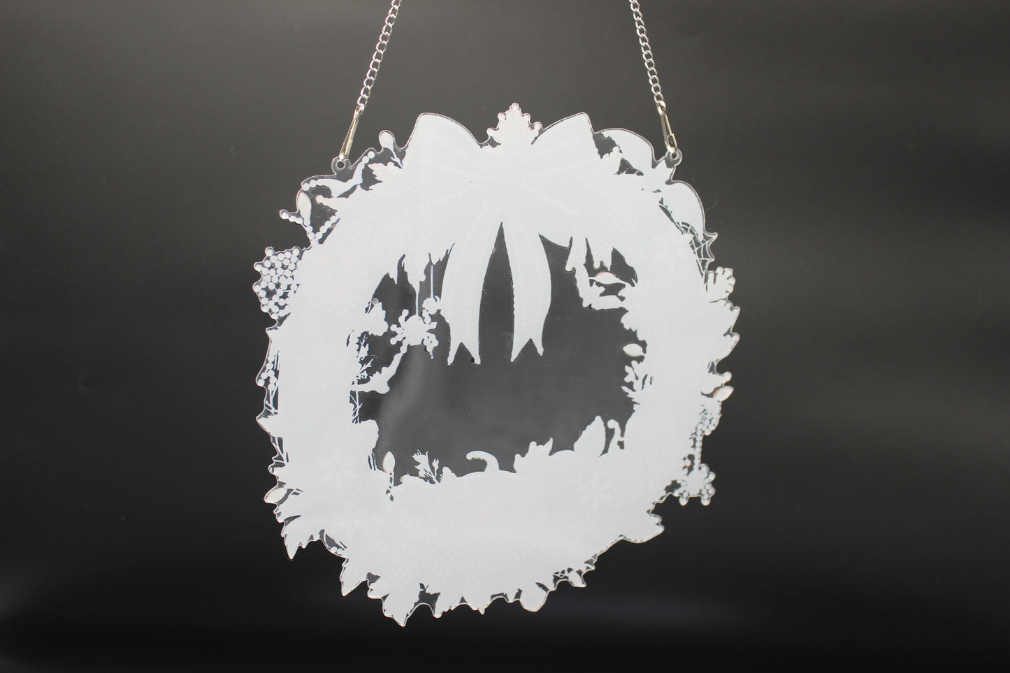 Multi Colored Diamond Art Halloween Pendant Style Wreath with Pumpkins and Bats