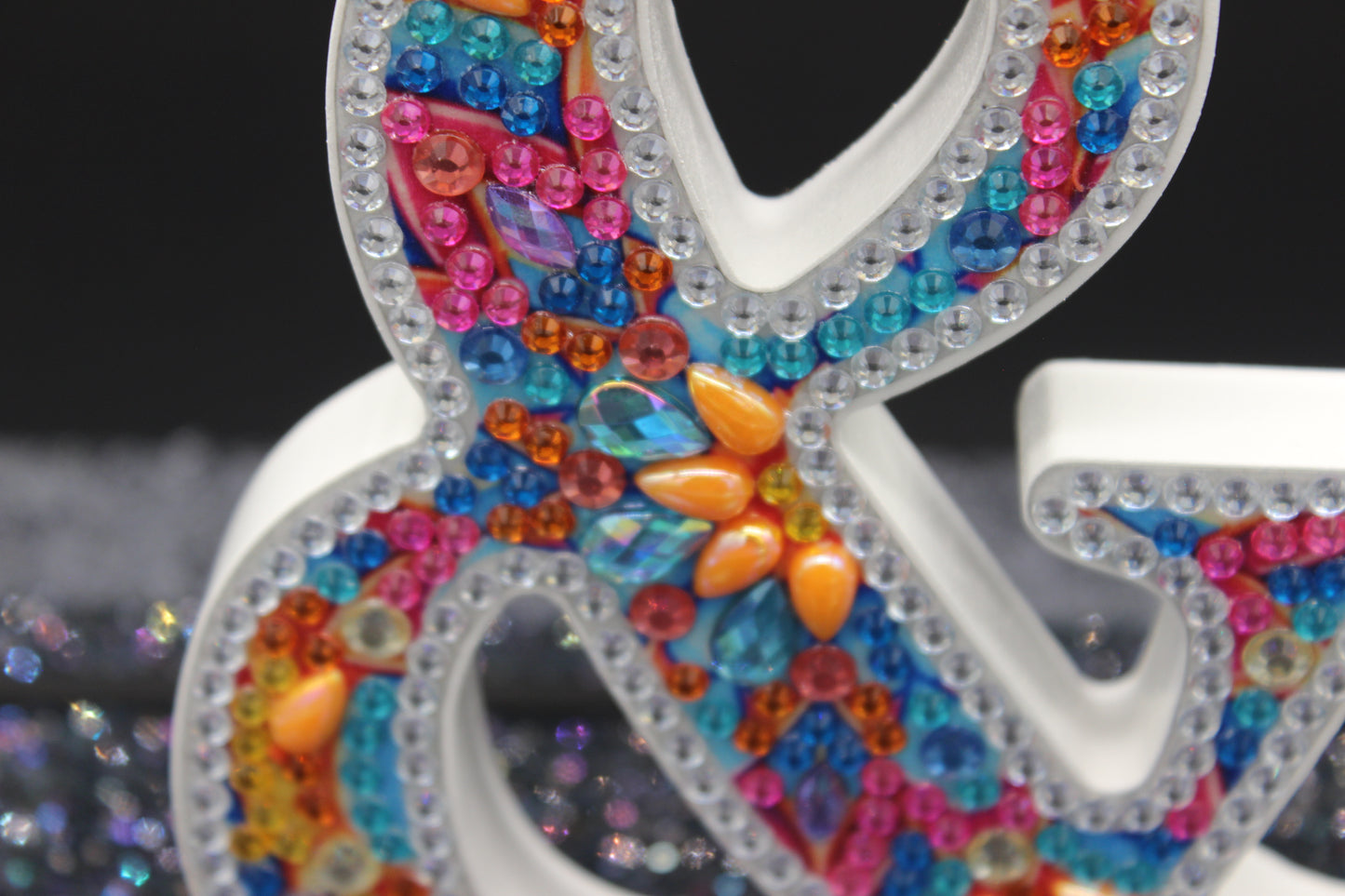 Wooden Craft Gem Diamond Art Letter &