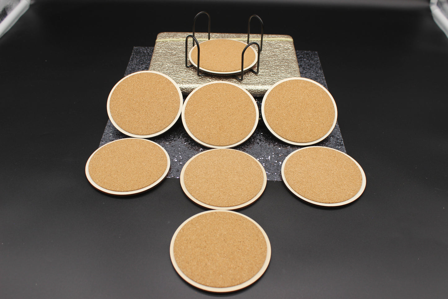 NCAA SEC Alabama Crimson Tide Diamond Art Coaster Set (6)Pieces and Wire Stand