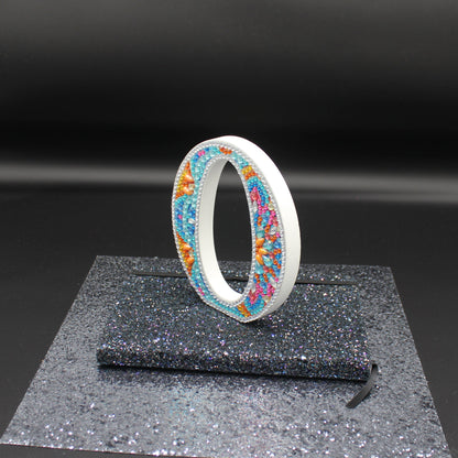 Wooden Craft Gem 5D Diamond Art Letter O
