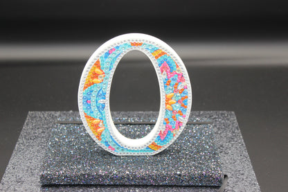 Wooden Craft Gem 5D Diamond Art Letter O