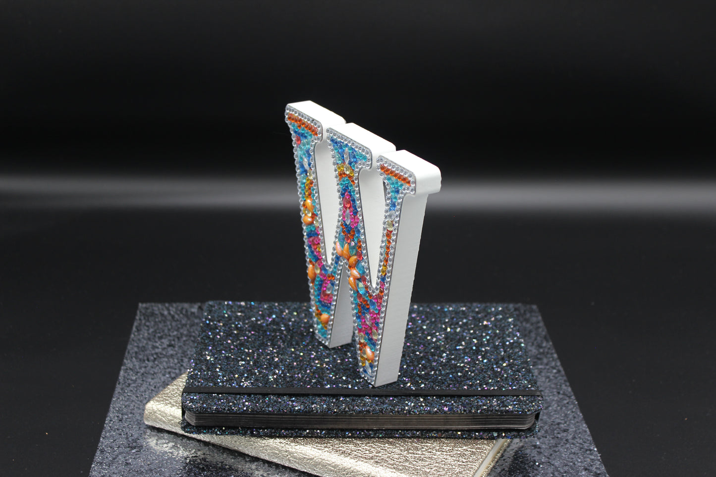 Wooden Craft Gem Diamond Art Letter W