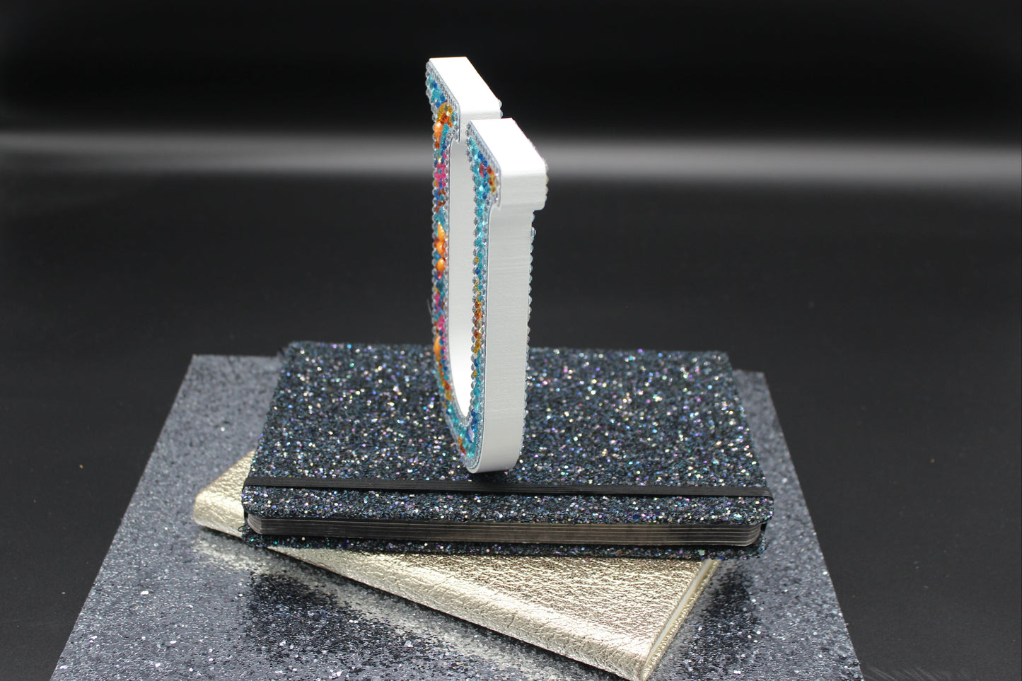 Wooden Craft Gem Diamond Art Letter U