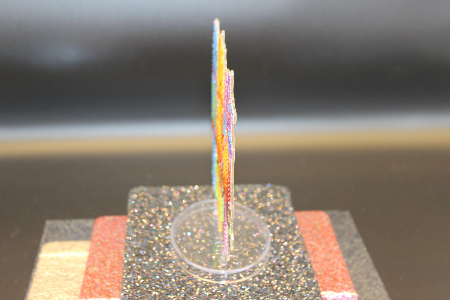 Three Colorful Dammit Birds with Crazy Faces TableTop Diamond Art