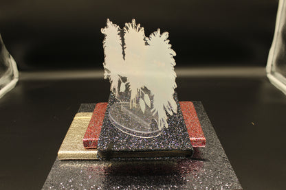 Three Colorful Dammit Birds with Crazy Faces TableTop Diamond Art