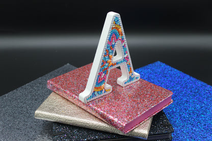 Wooden Craft Gem 5D Diamond Art Letter A