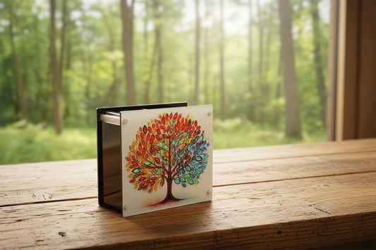 Diamond Art Tree of Life Double Sided Pencil Holder
