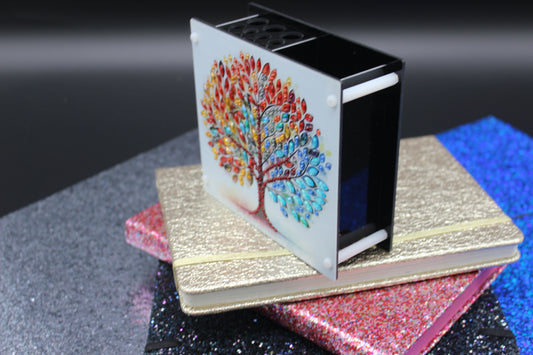 Diamond Art Tree of Life Double Sided Pencil Holder