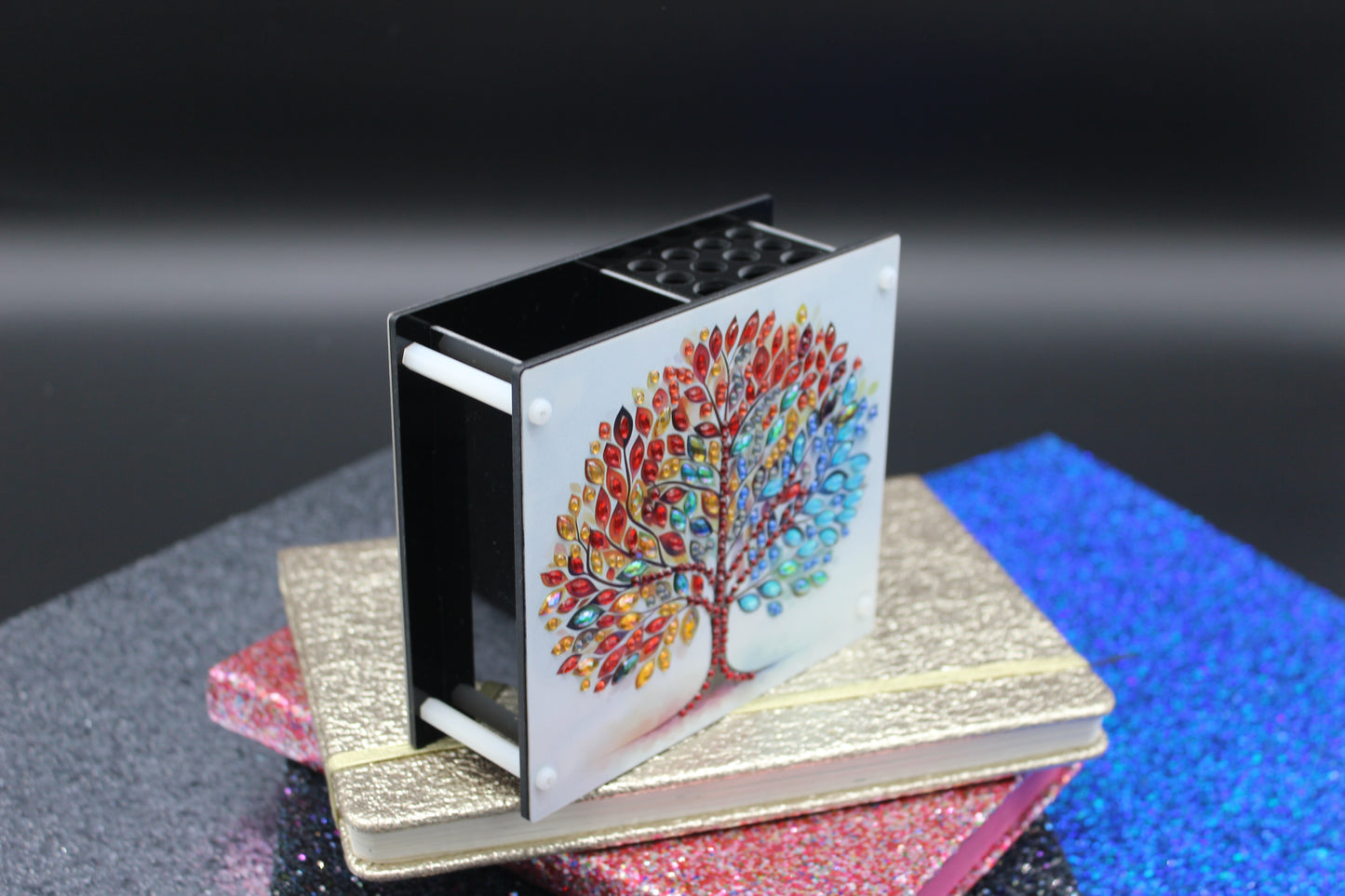 Diamond Art Tree of Life Double Sided Pencil Holder