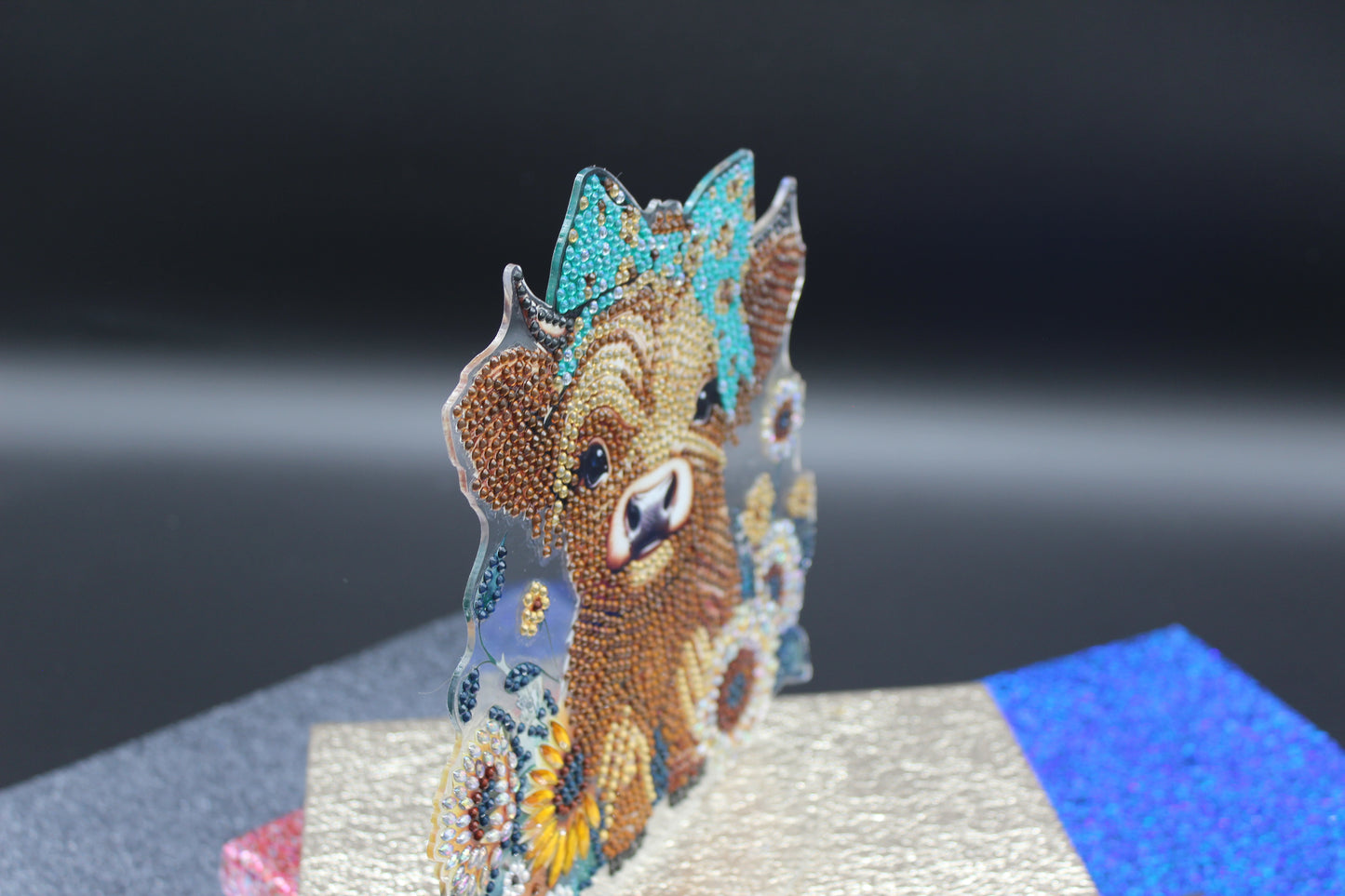 Cutest Tiny Little Cow TableTop Diamond Art