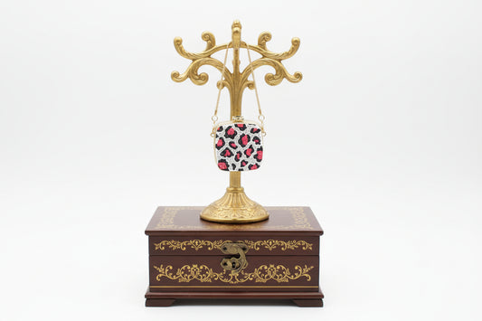 Two Small Change Purses with Gold Shoulder Chain (2)