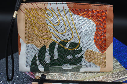 Gorgeous Traveling Tropical Clutch Purse (2) / Makeup Bag / Art Wristlet