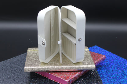 Portable Diamond Art Jewelry Storage Box with the EIFFel Tower and a set of Cute Red Heels