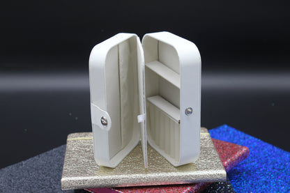 Portable Diamond Art Jewelry Storage Box with the EIFFel Tower and a set of Cute Red Heels