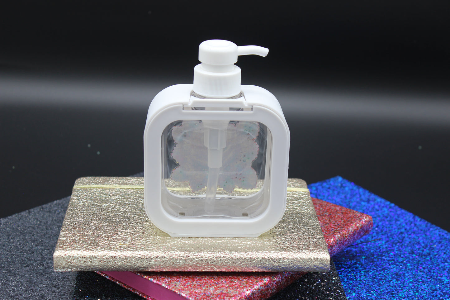 Diamond Art White Soap or Lotion Dispenser