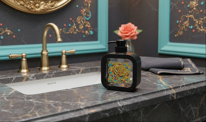 Diamond Art Black Soap or Lotion Dispenser