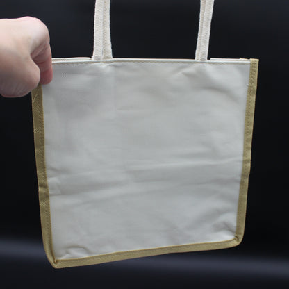 Canvas Bag with Vibrant Multi Color Flowers