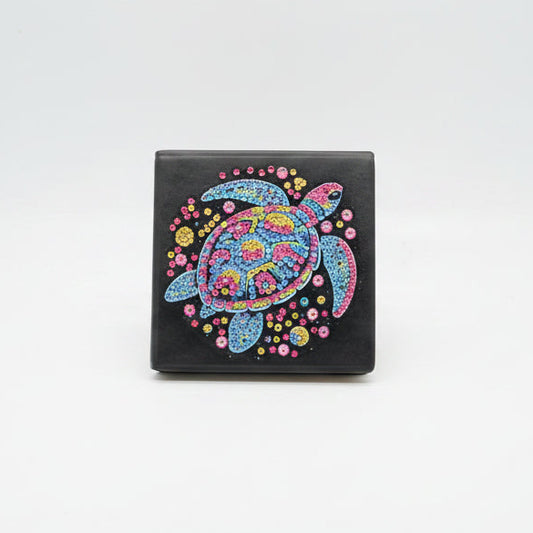 Diamond Art Paper Notepad Holder with Colorful Sea Turtle