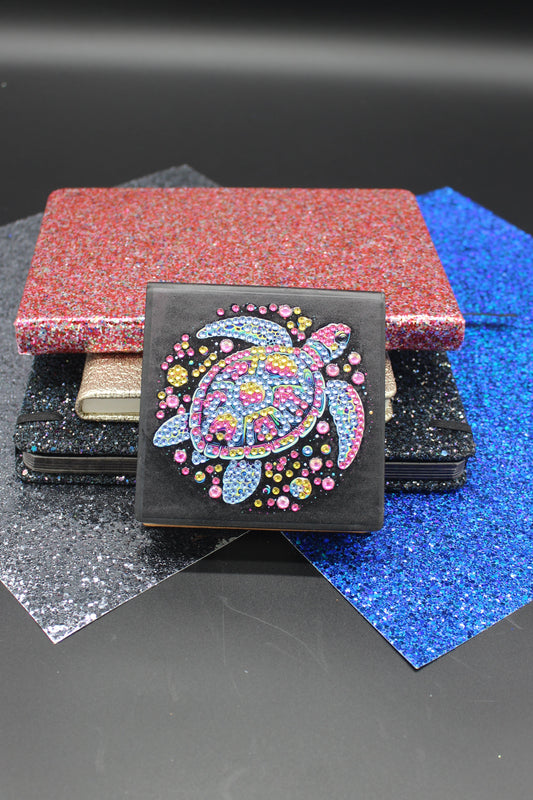 Diamond Art Paper Notepad Holder with Colorful Sea Turtle