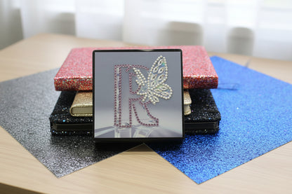 Diamond Art Paper Notepad Holder with The Letter R