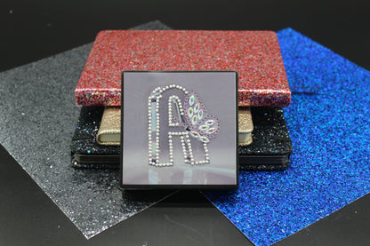 Diamond Art Paper Notepad Holder with The Letter A