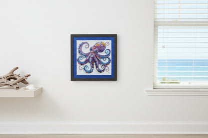 Diamond Art Picture of Multi Colored Octopus