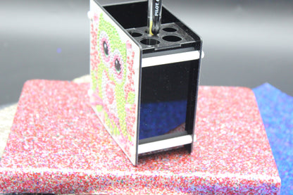 Diamond Art Small Owl Pencil Holder