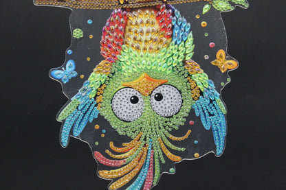 Dammit Bird Suncatcher acting Goofy hanging upside down making you smile
